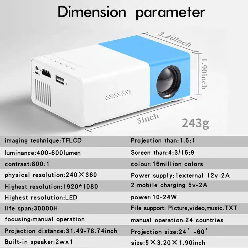 Projectly™ - Portable projector for smartphone